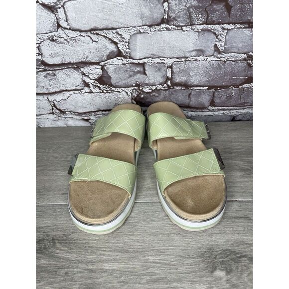 Vionic Brandie Mint Green Double Strap Slide Vegan Sandals Women’s Sz 8M US/39EU - Picture 13 of 16